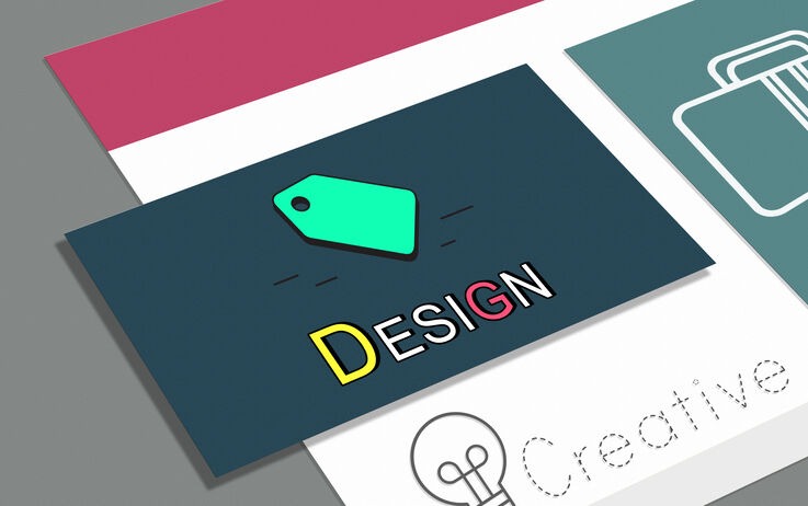 Creative logo design concept with branding and graphic design elements